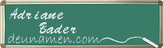 Adriane Bader Visitenkarte